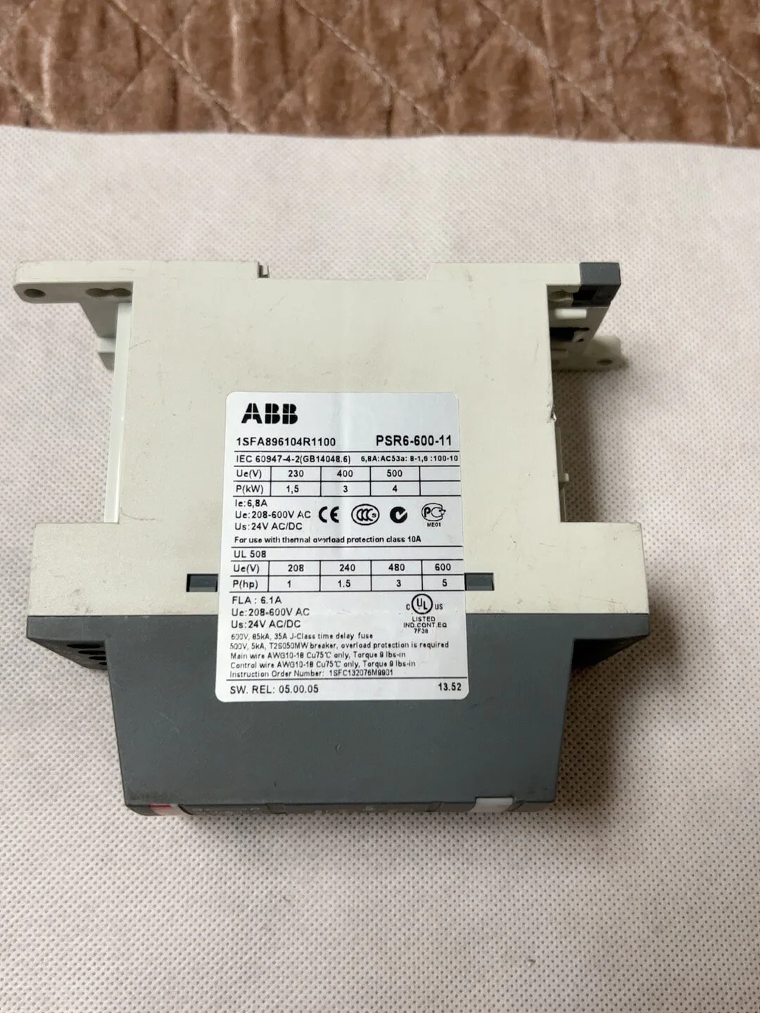ABB PSR6-600-11 1SFA896104R1100 2