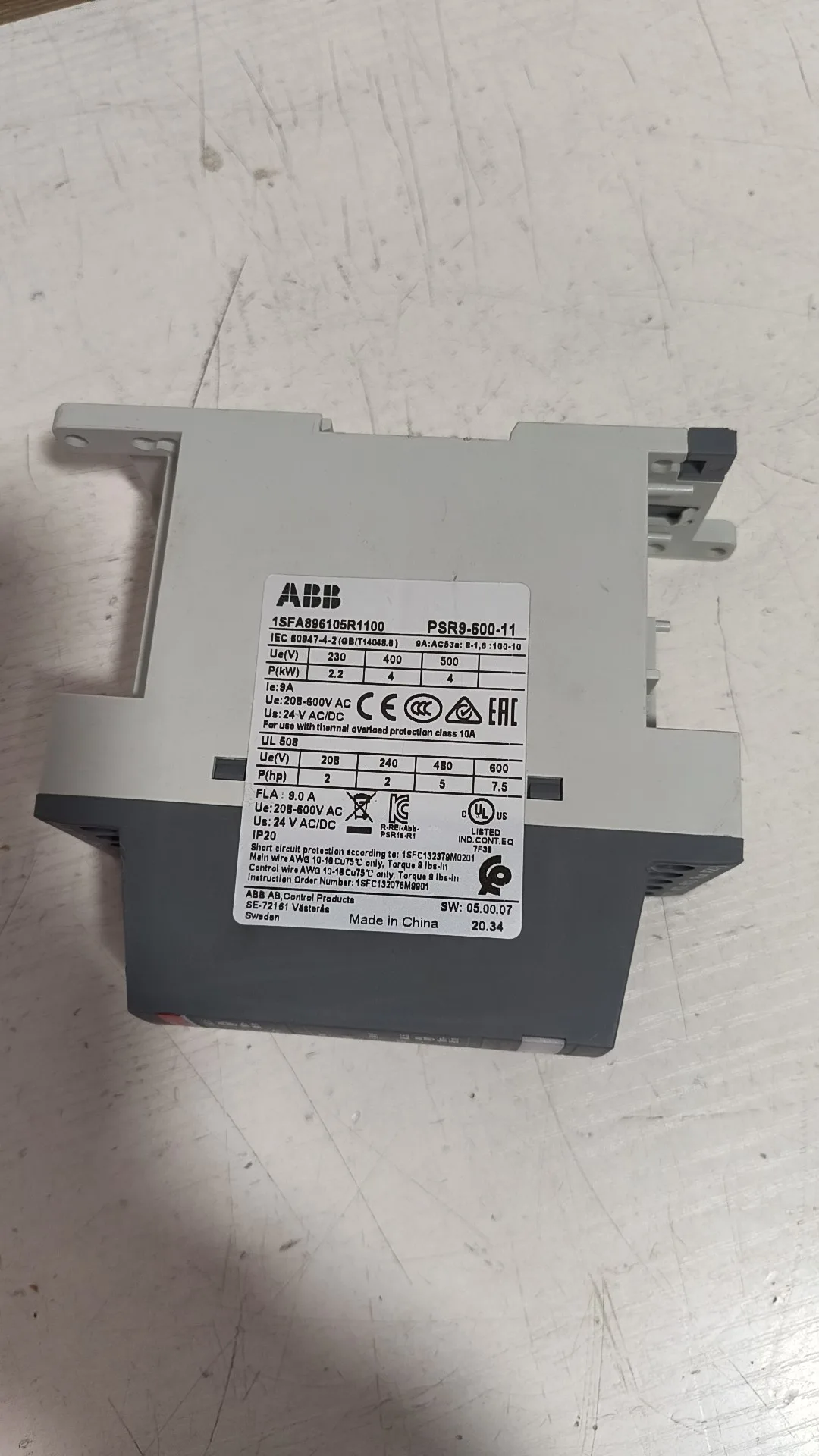 ABB PSR9-600-11 1SFA896105R1100 3