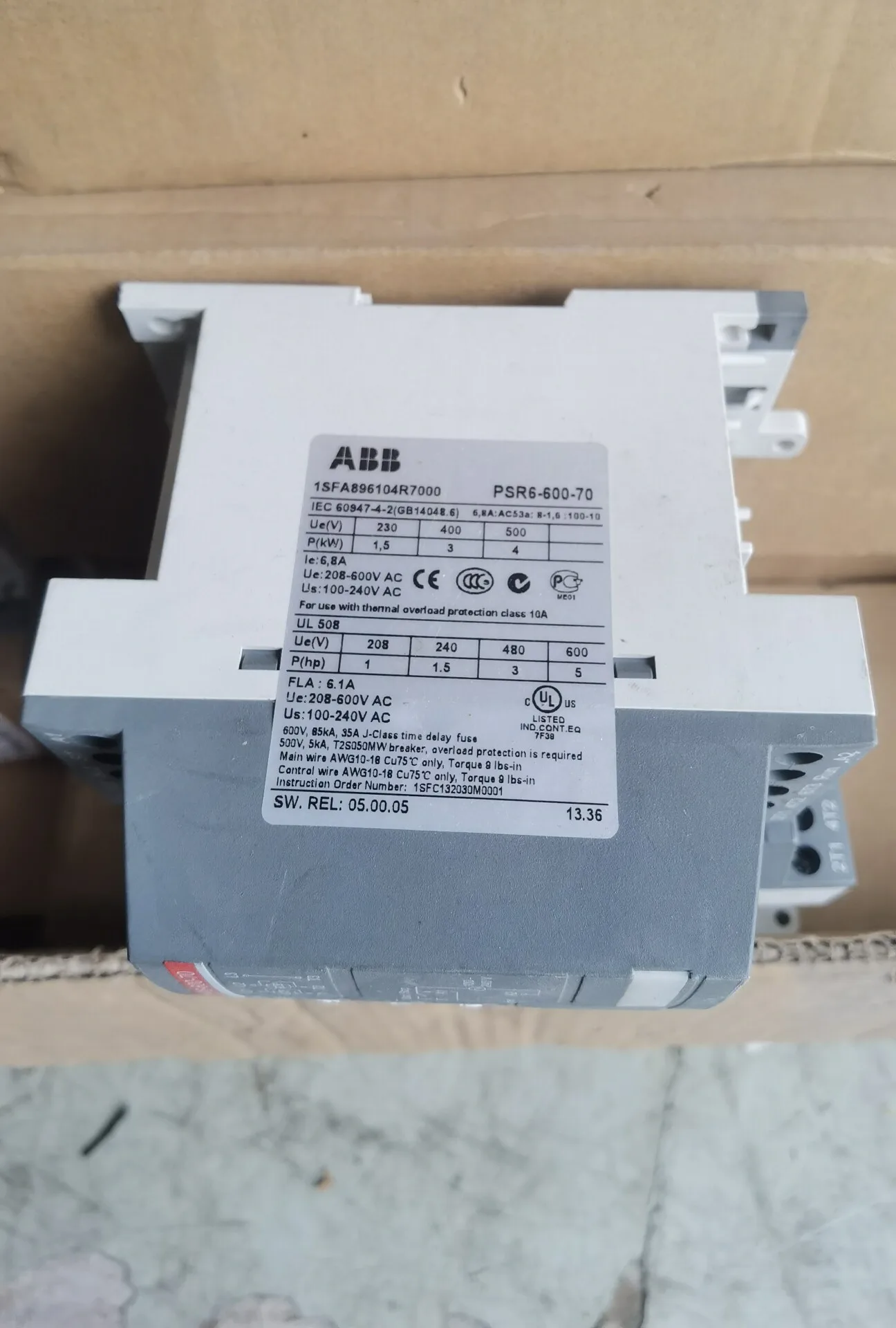 ABB PSR6-600-70 1SFA896104R7000 2