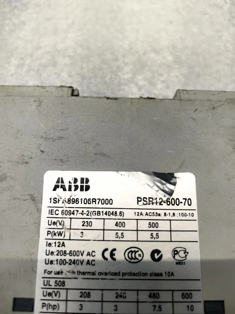 ABB PSR12-600-70 1SFA896106R7000 2
