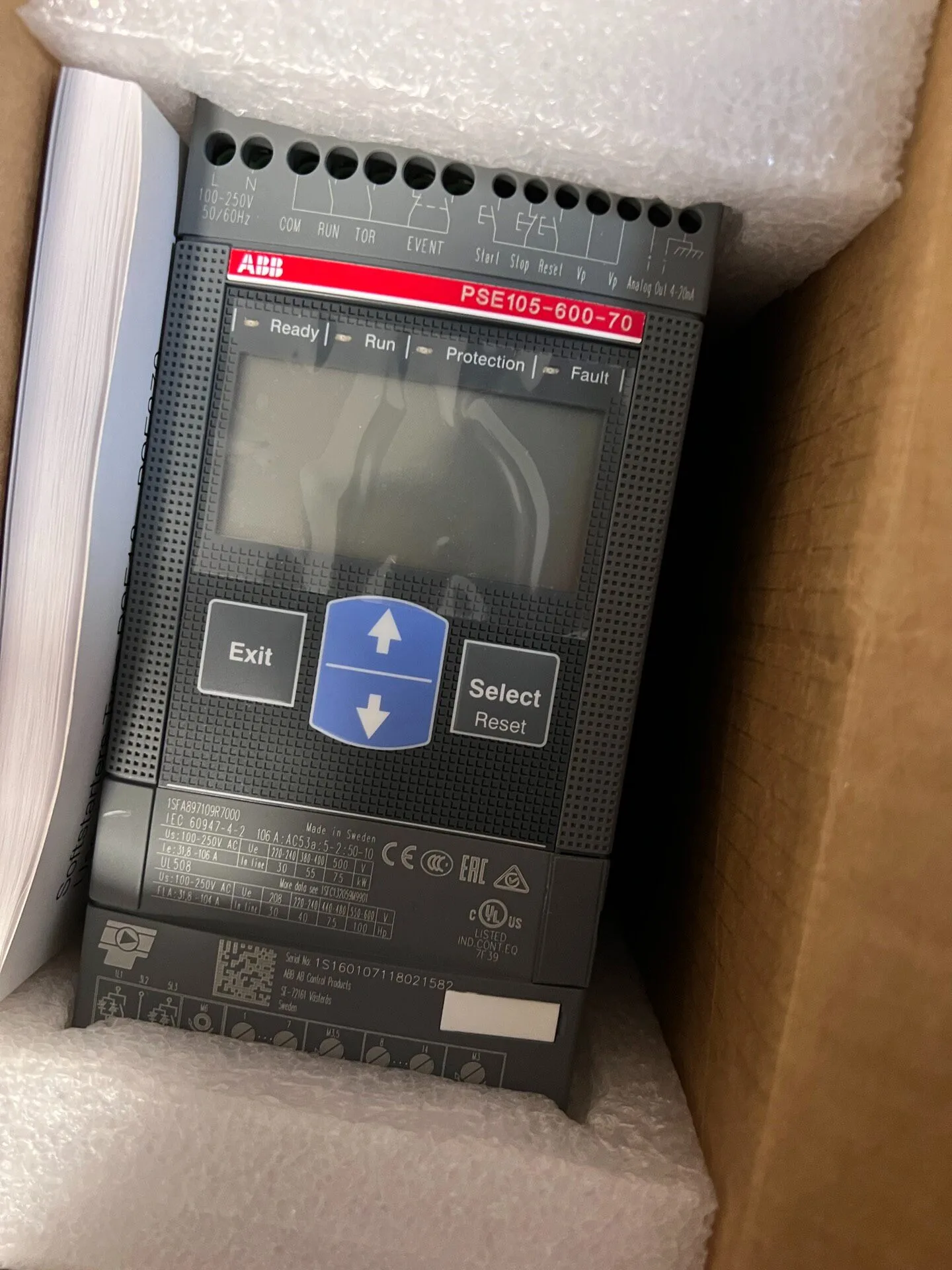 ABB PSE105-600-70 1SFA897109R7000