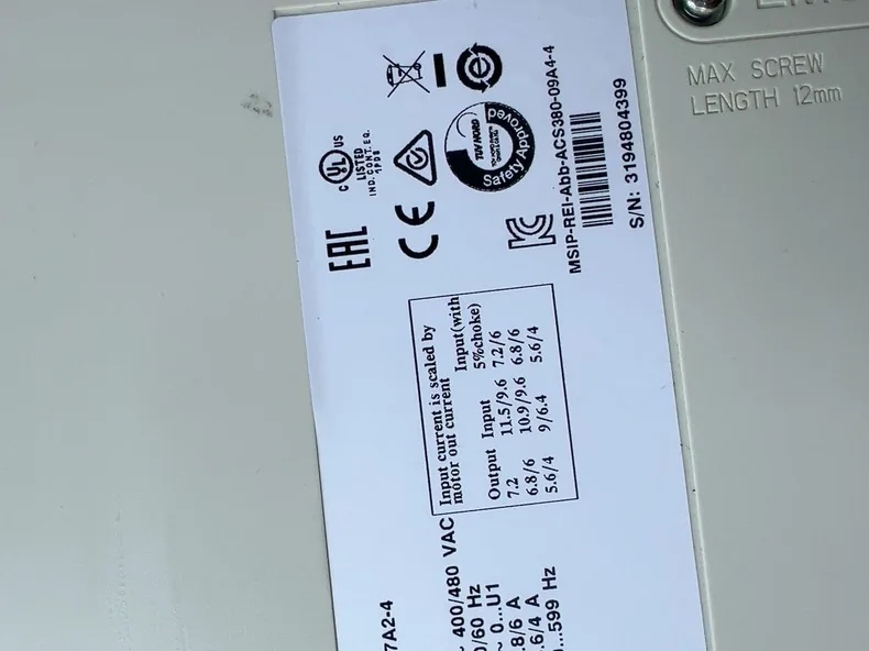 ABB ACS380-040S-07A2-4 4