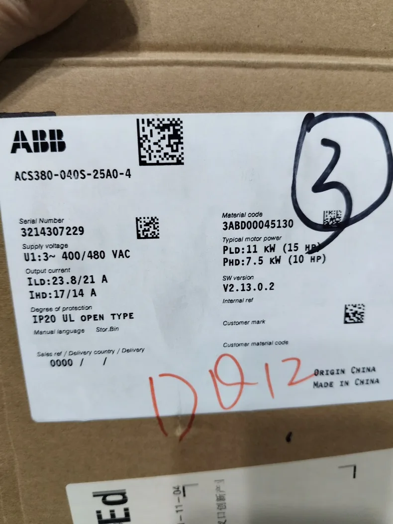 ABB ACS380-040S-25A0-4 3