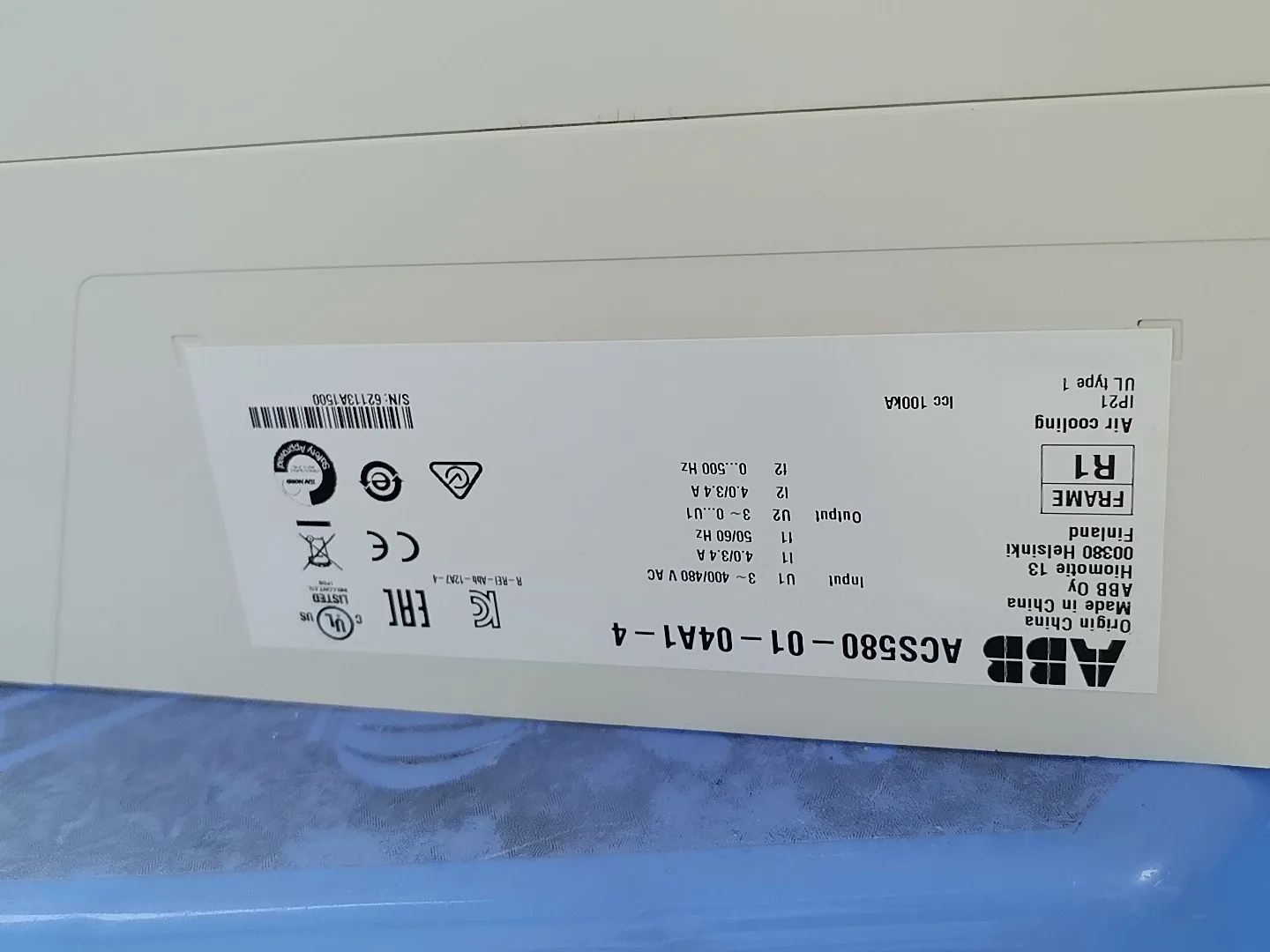 ABB ACS580-01-04A1-4 2