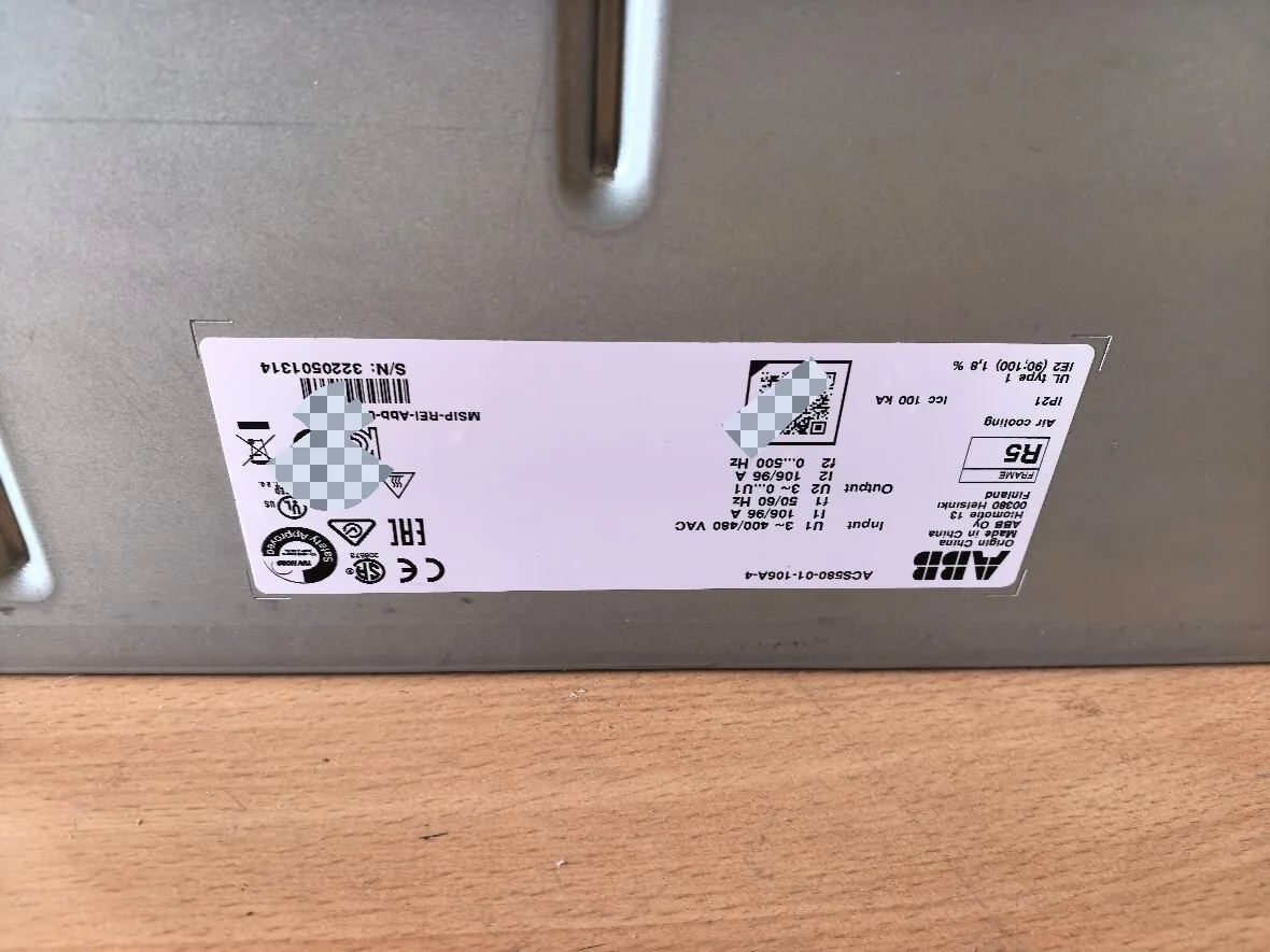 ABB ACS580-01-106A-4 3