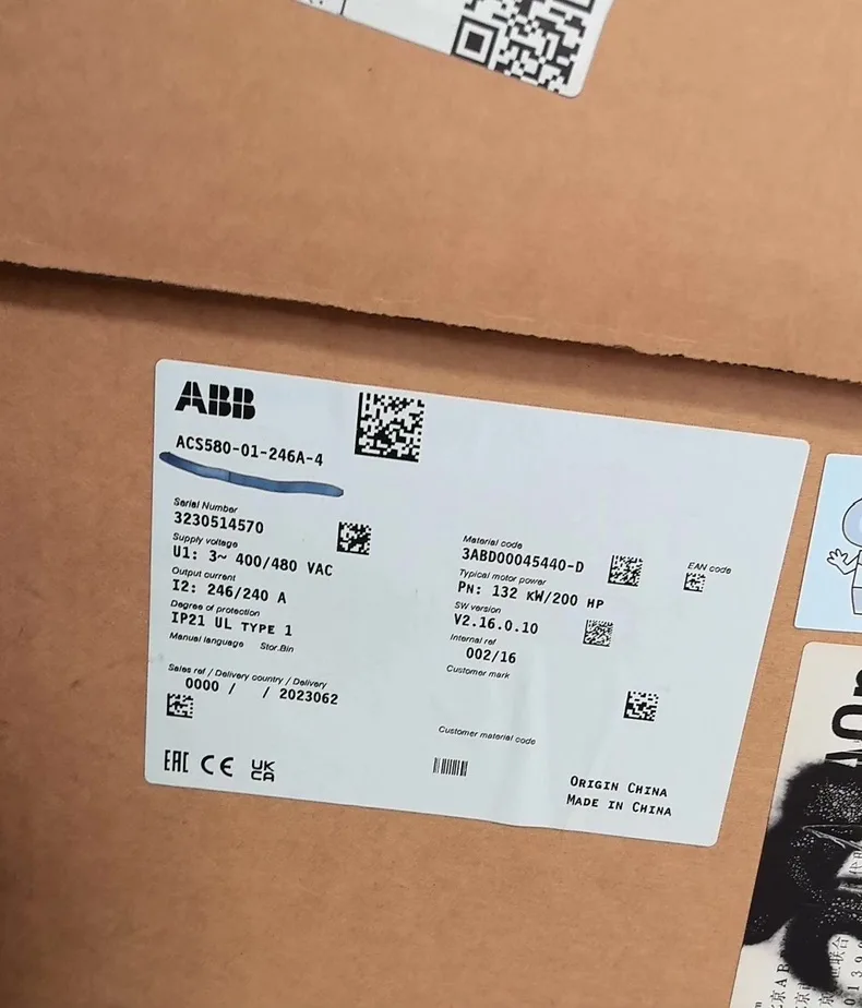 ABB ACS580-01-246A-4