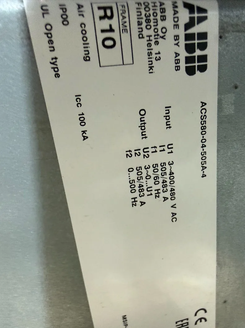 ABB ACS580-04-505A-4 2