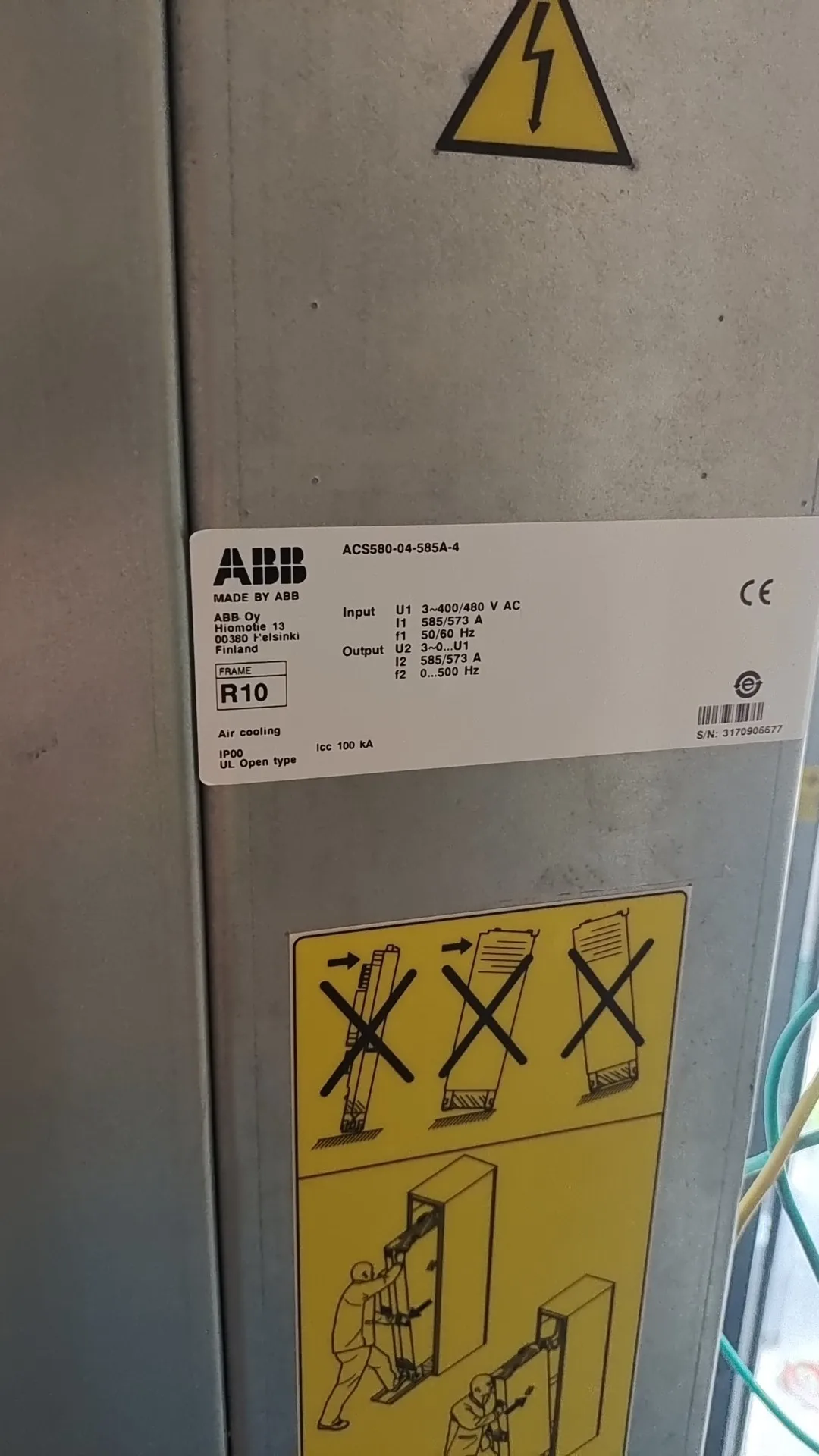 ABB ACS580-04-585A-4 2