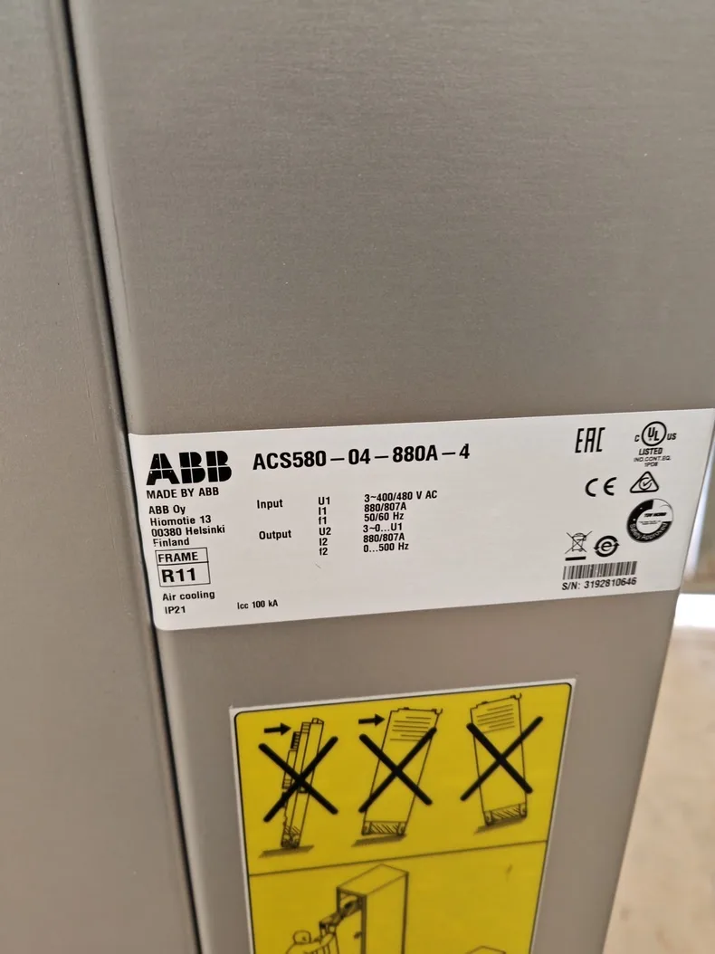 ABB ACS580-04-880A-4 2