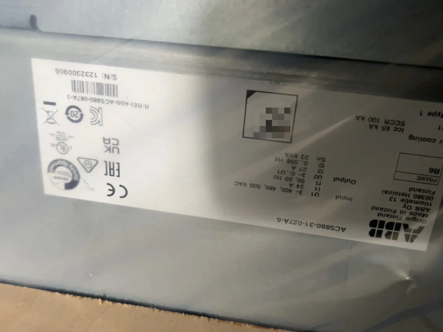 ABB ACS880-31-027A-5 3