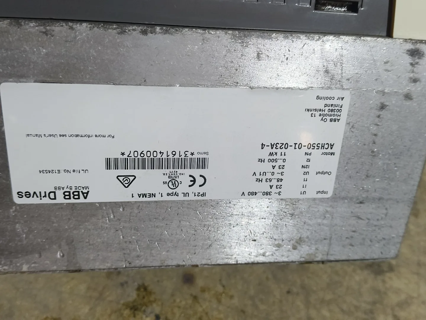 ABB ACH550-01-023A-4 2