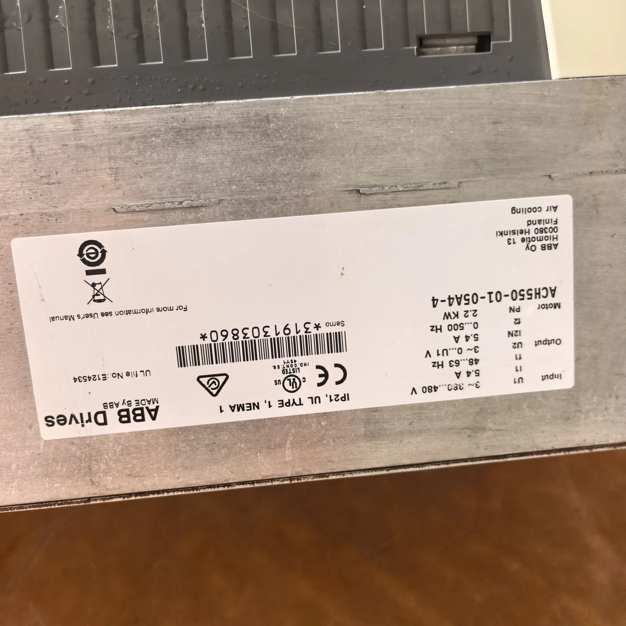 ABB ACH550-01-05A4-4 2