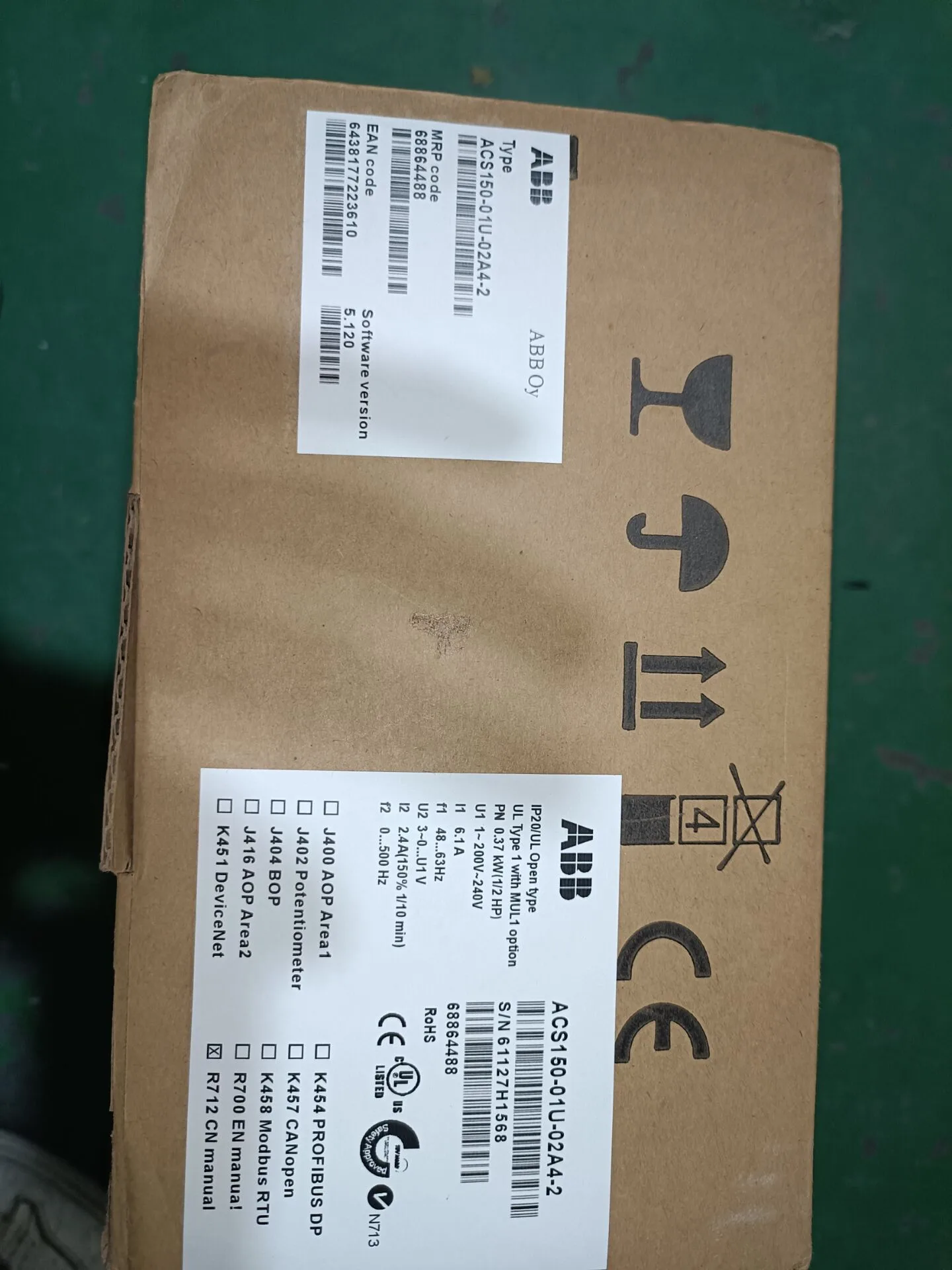 ABB ACS150-01U-02A4-2 2