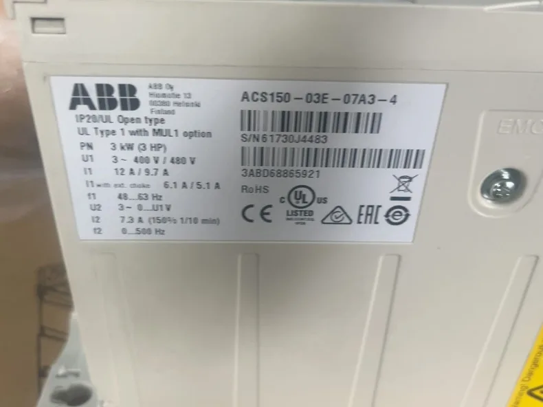 ABB ACS150-03U-07A3-4 2