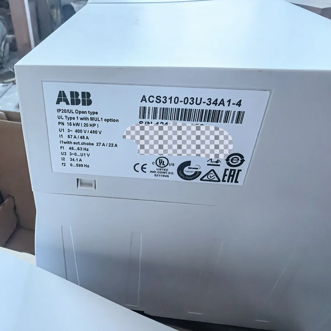 ABB ACS310-03U-34A1-4 4