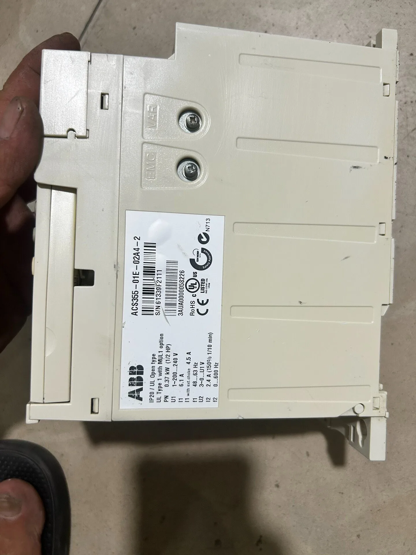 ABB ACS355-01E-02A4-2 4