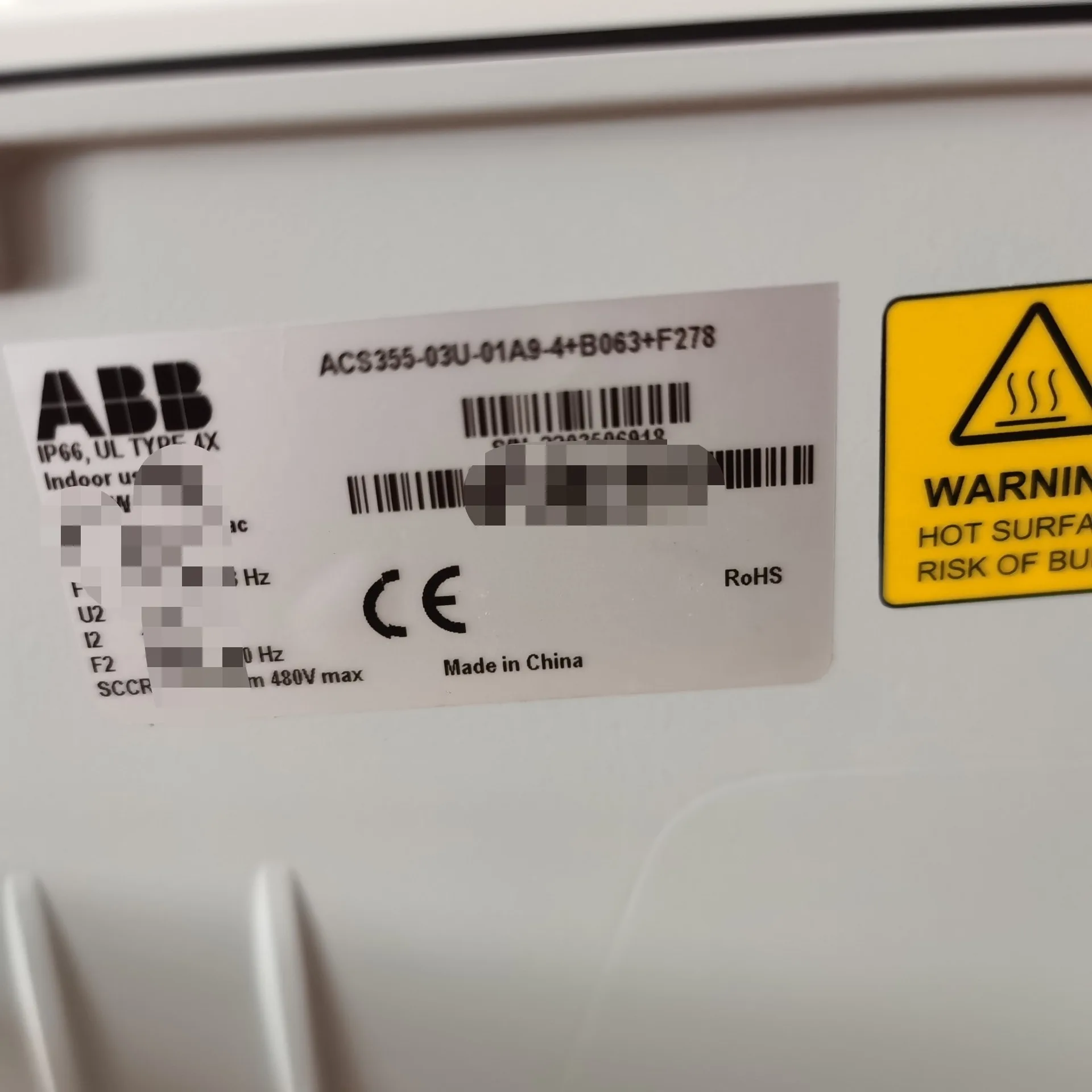 ABB ACS355-03U-01A9-4 5