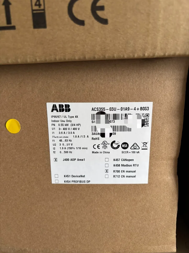 ABB ACS355-03U-04A7-2 3