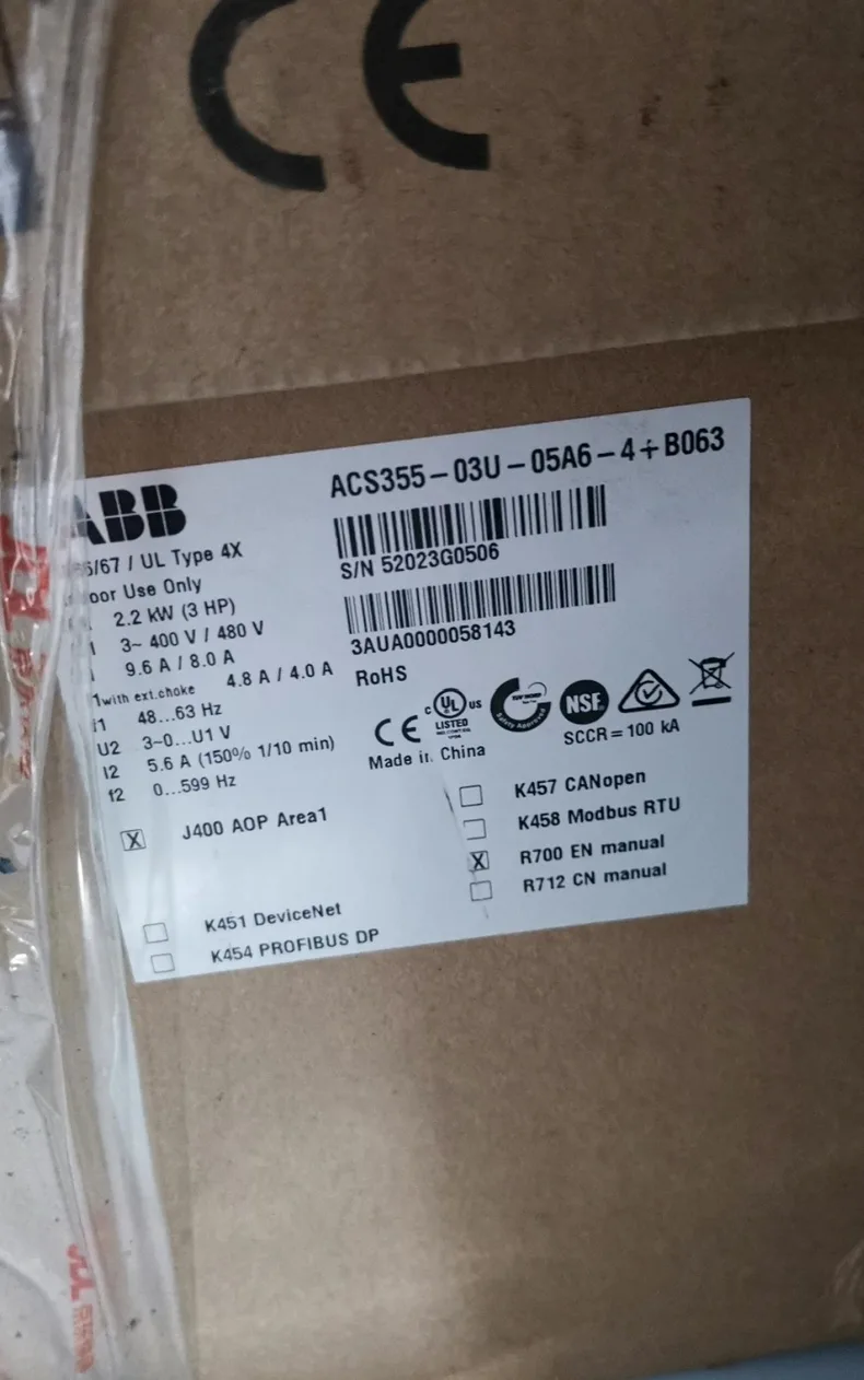 ABB ACS355-03U-05A6-4 2