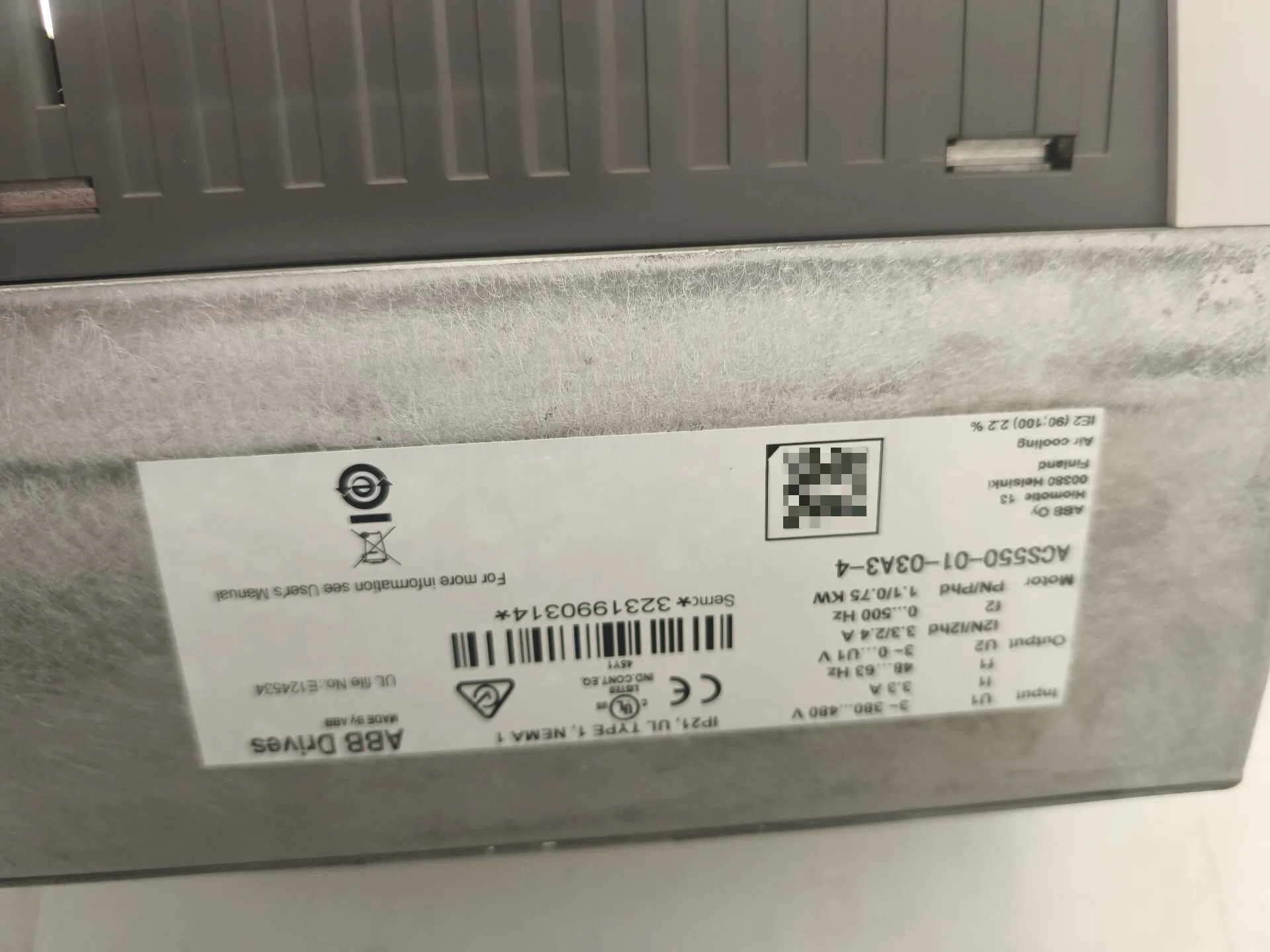 ABB ACS550-01-03A3-4 5