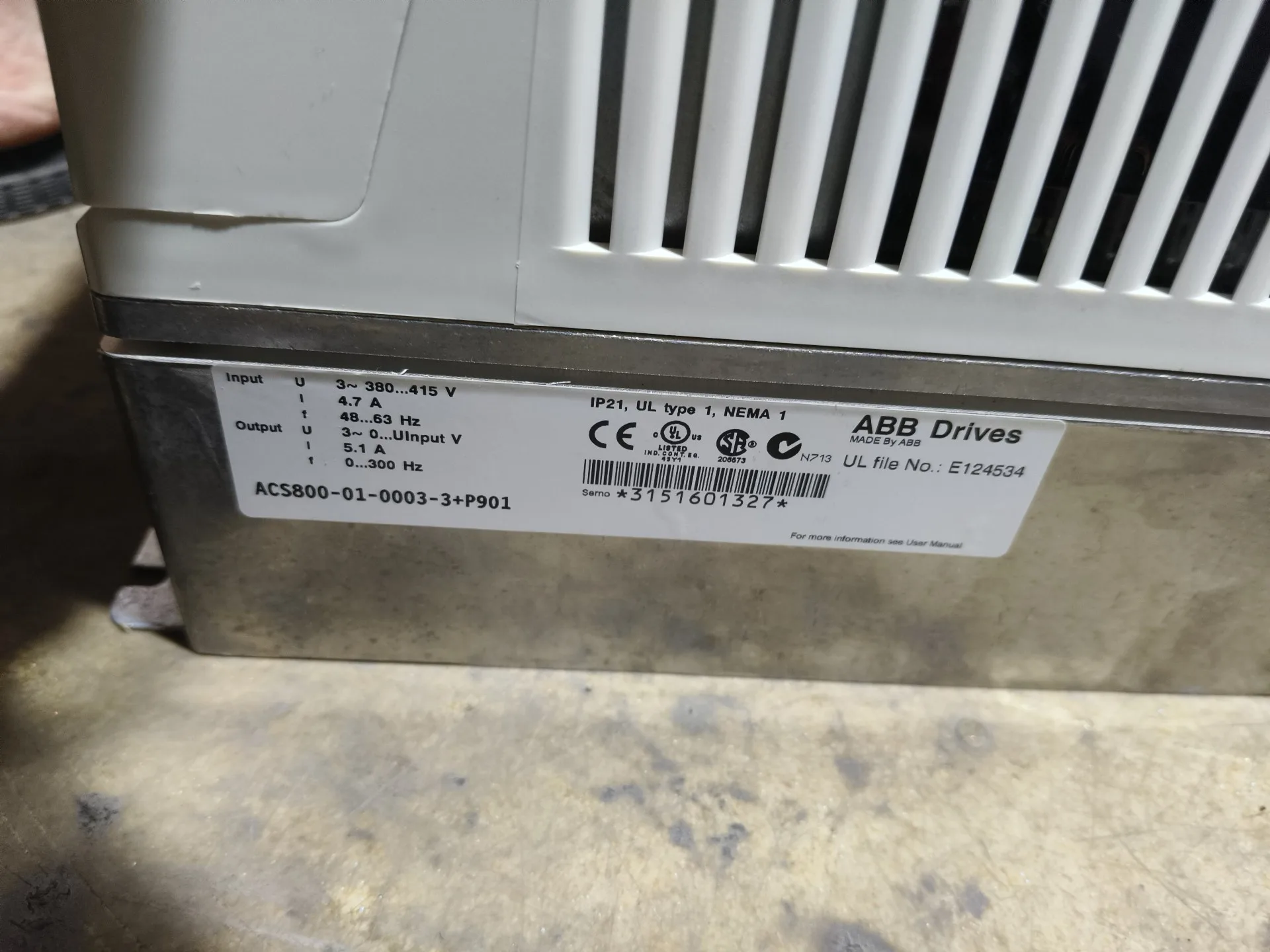 ABB ACS800-01-0003-3 3