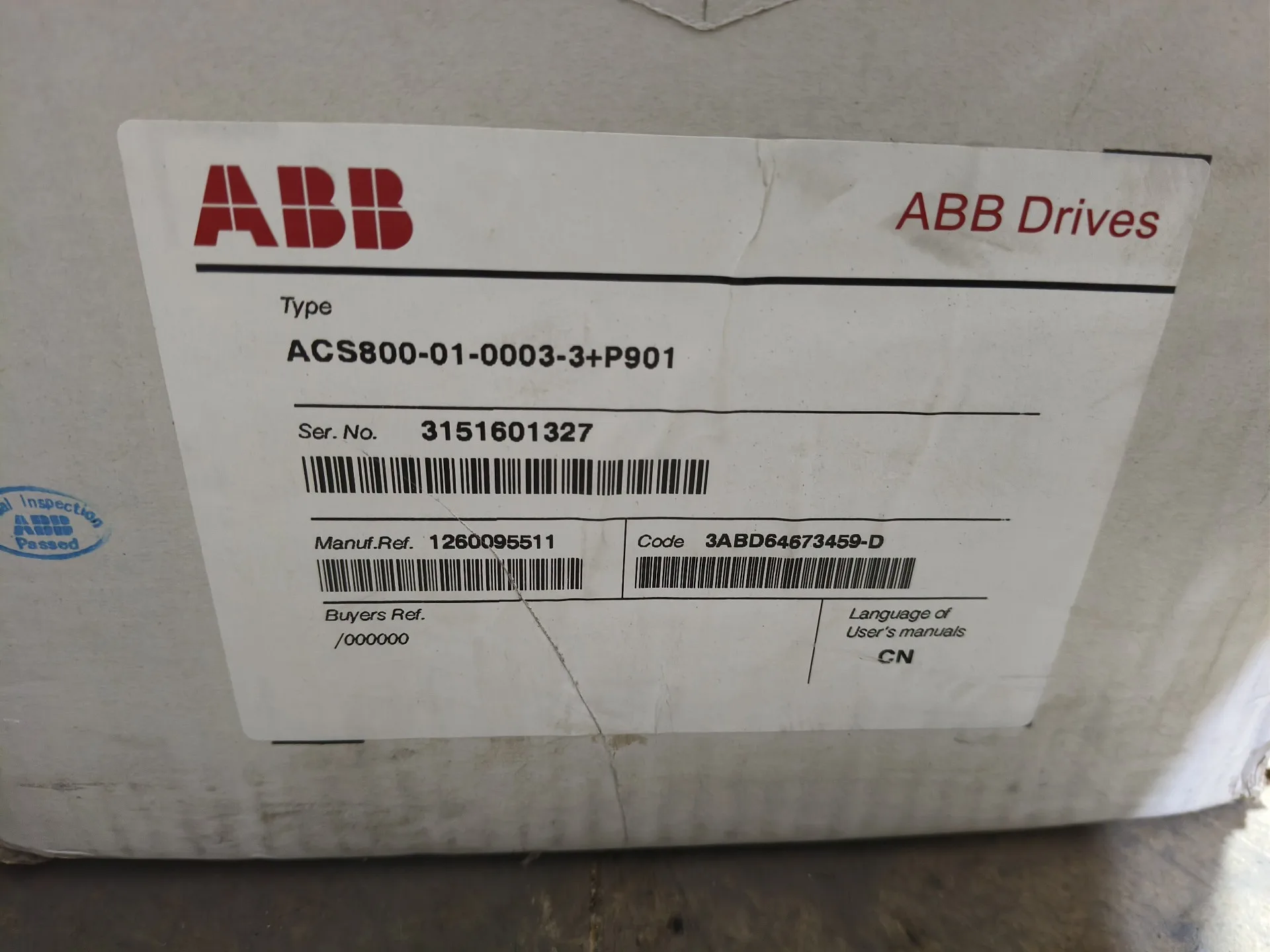 ABB ACS800-01-0003-3 4