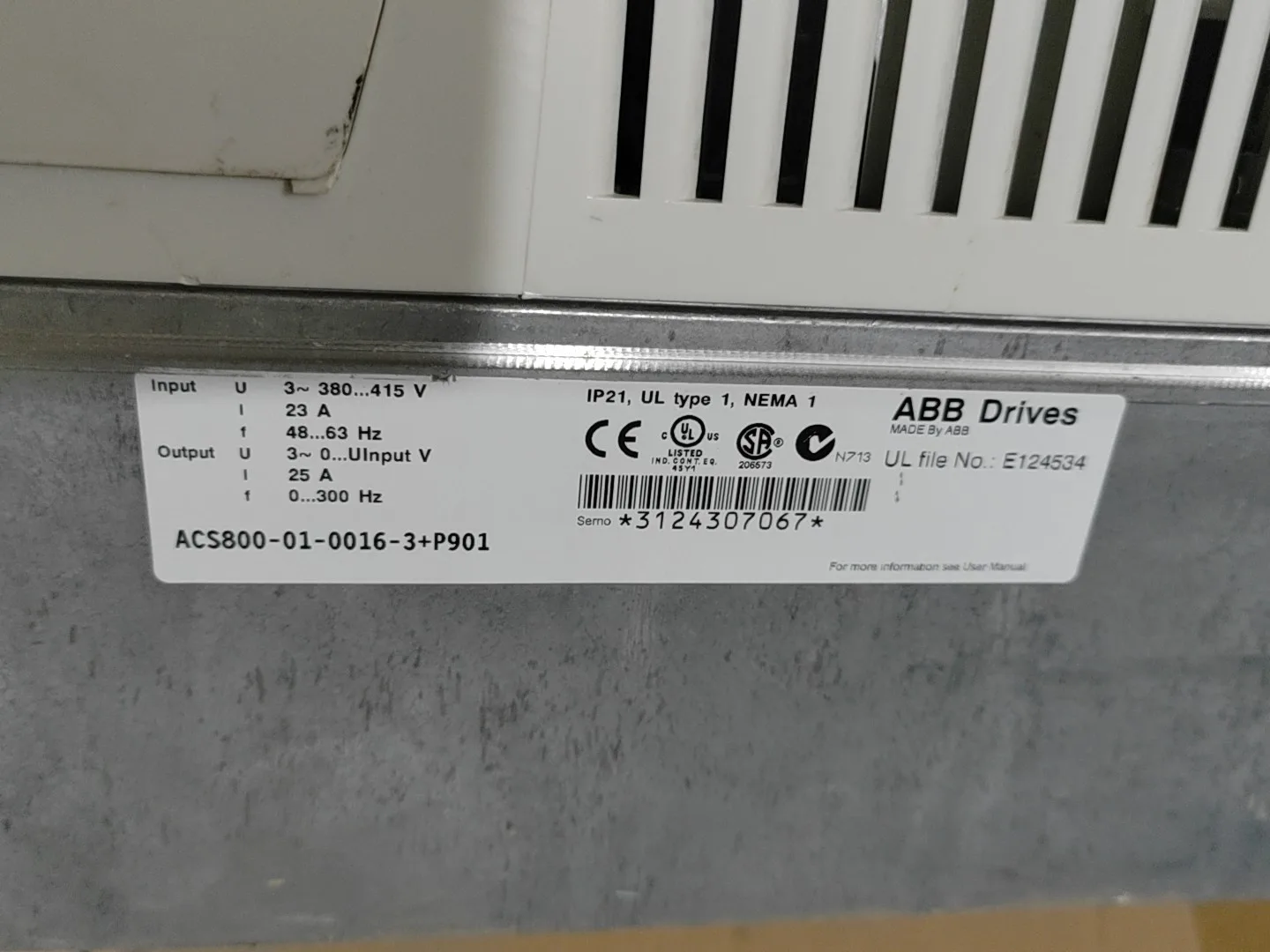 ABB ACS800-01-0016-3 3