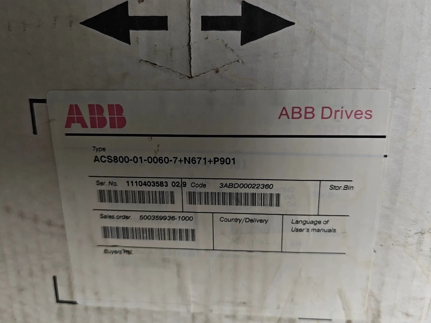 ABB ACS800-01-0060-7
