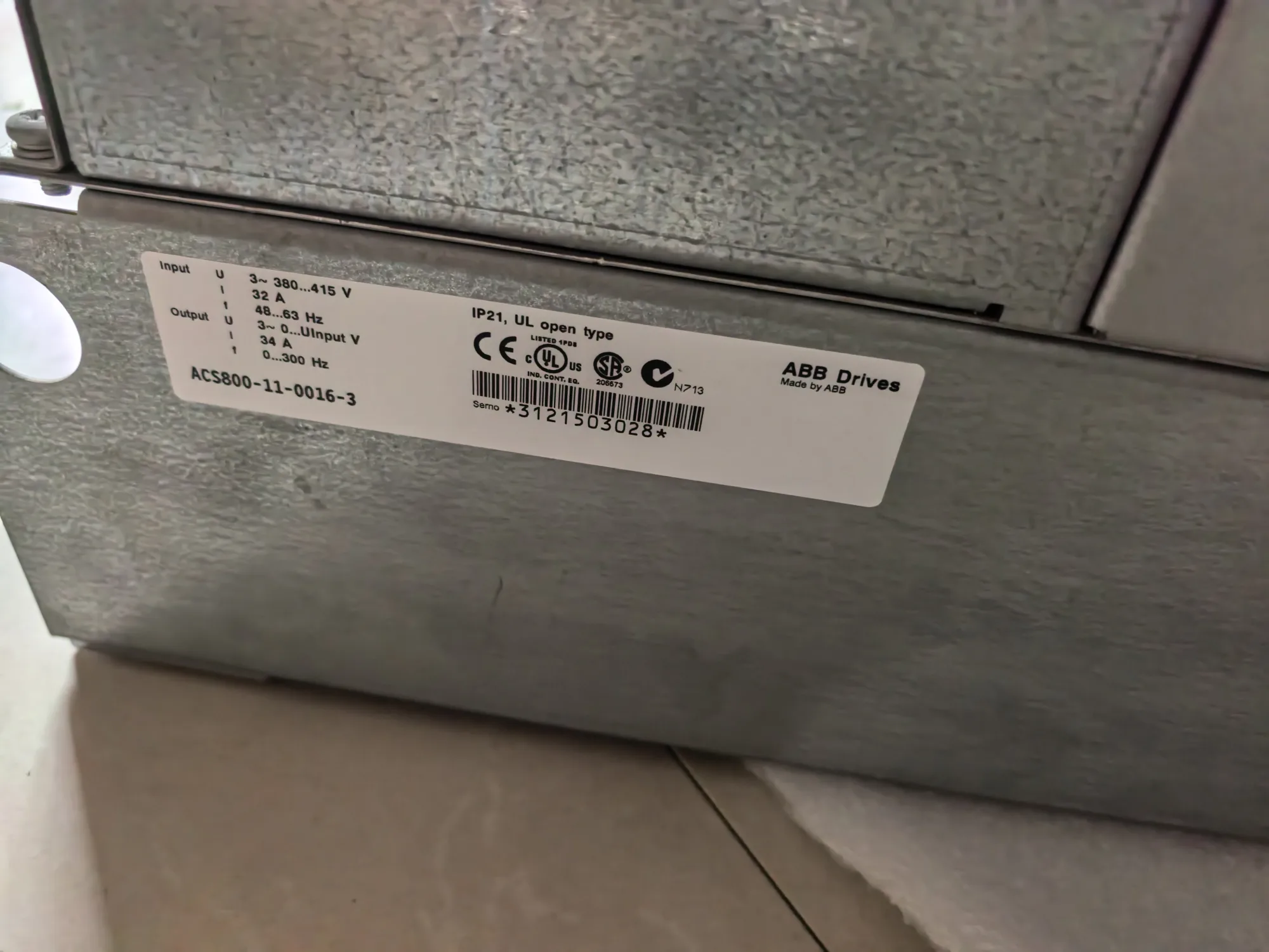 ABB ACS800-11-0016-3 3