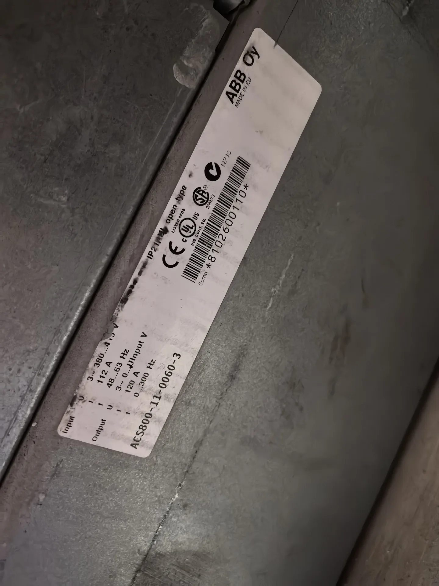 ABB ACS800-11-0060-3
