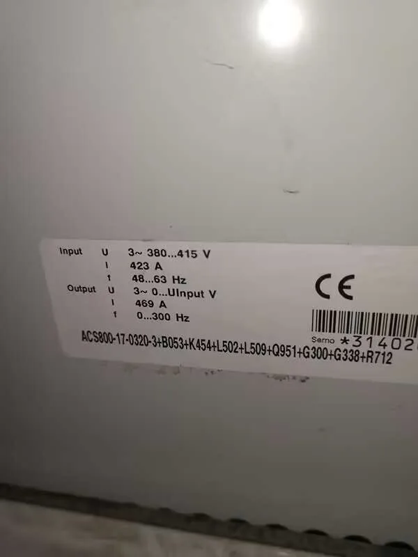 ABB ACS800-17-0320-3 4