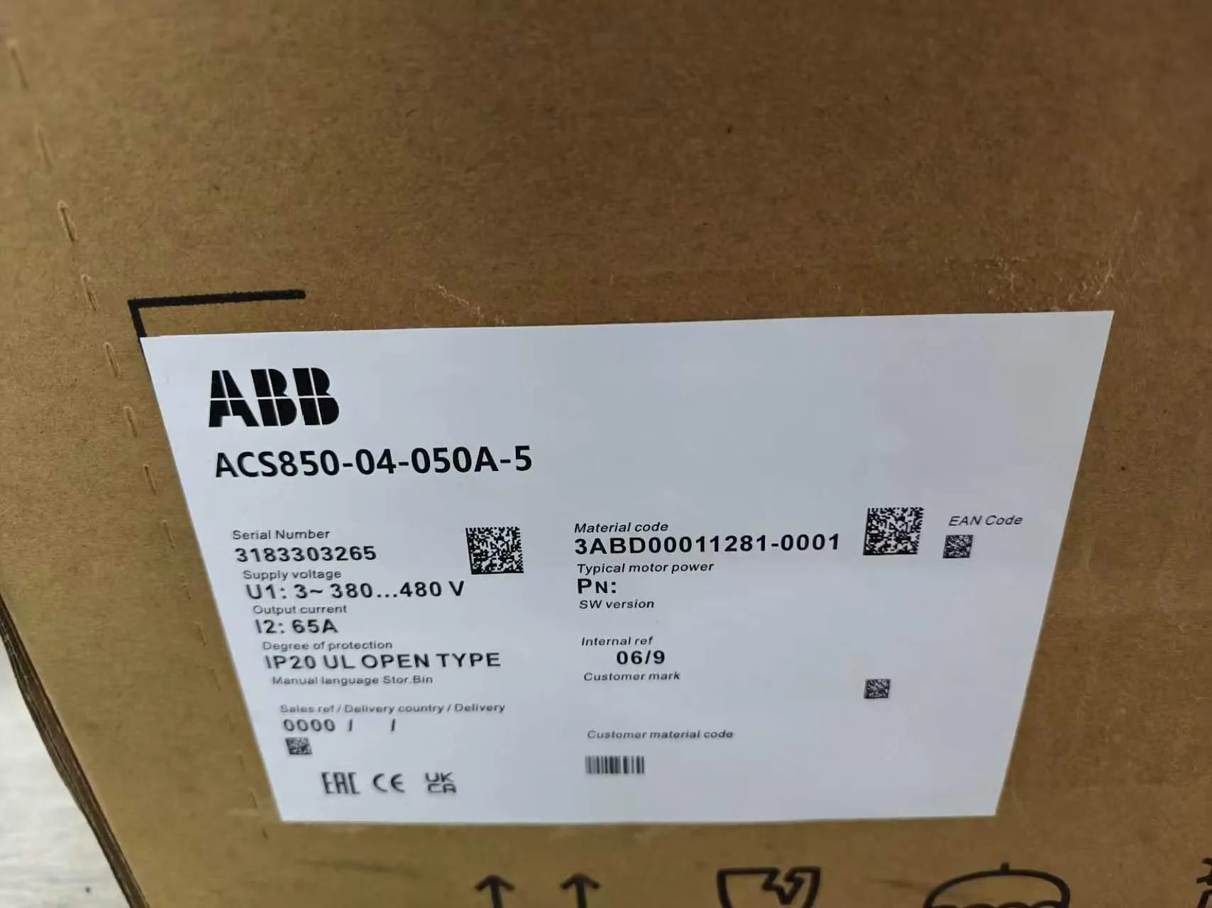 ABB ACS850-04-050A-5 2