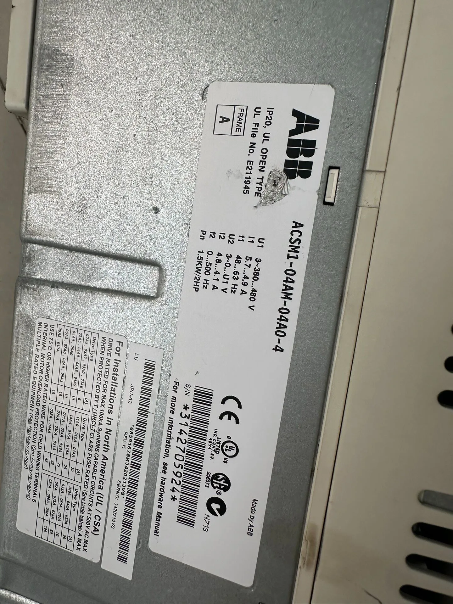 ABB ACSM1-04AM-04A0-4 3