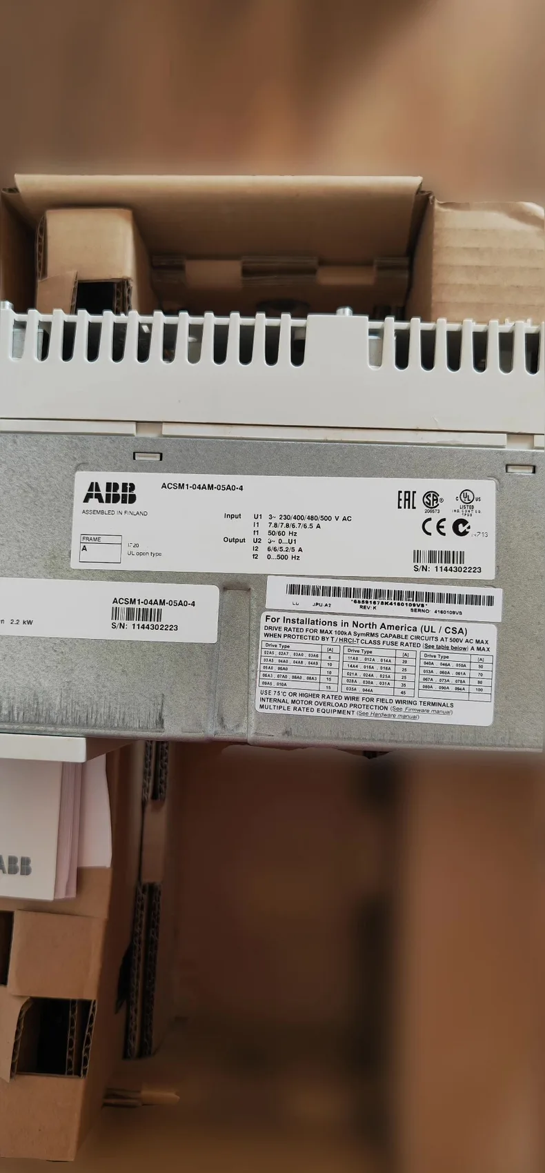 ABB ACSM1-04AM-05A0-4 2