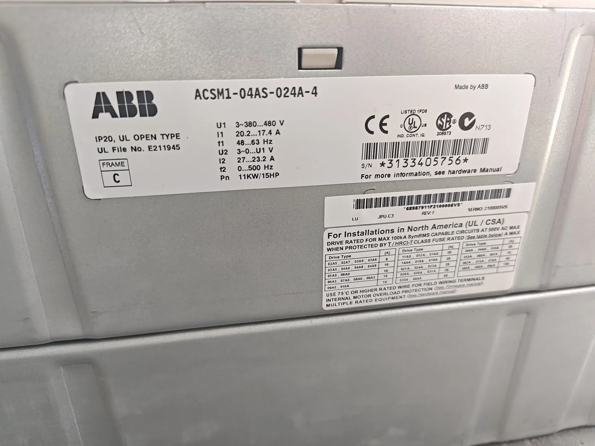 ABB ACSM1-04AS-024A-4 5