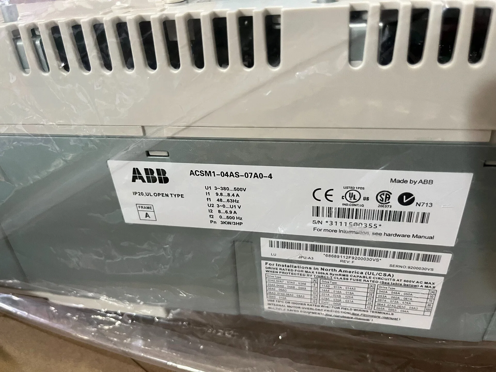 ABB ACSM1-04AS-07A0-4 2