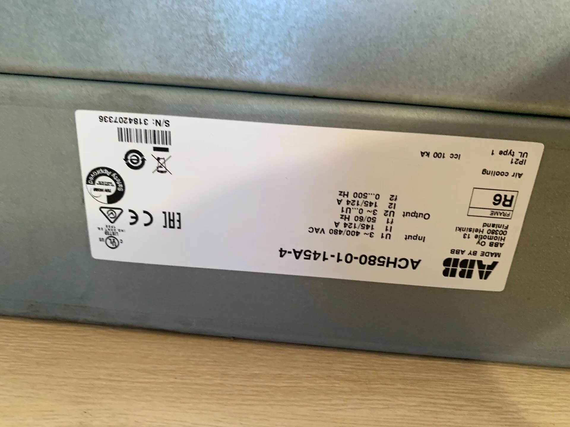 ABB ACH580-01-145A-4 5