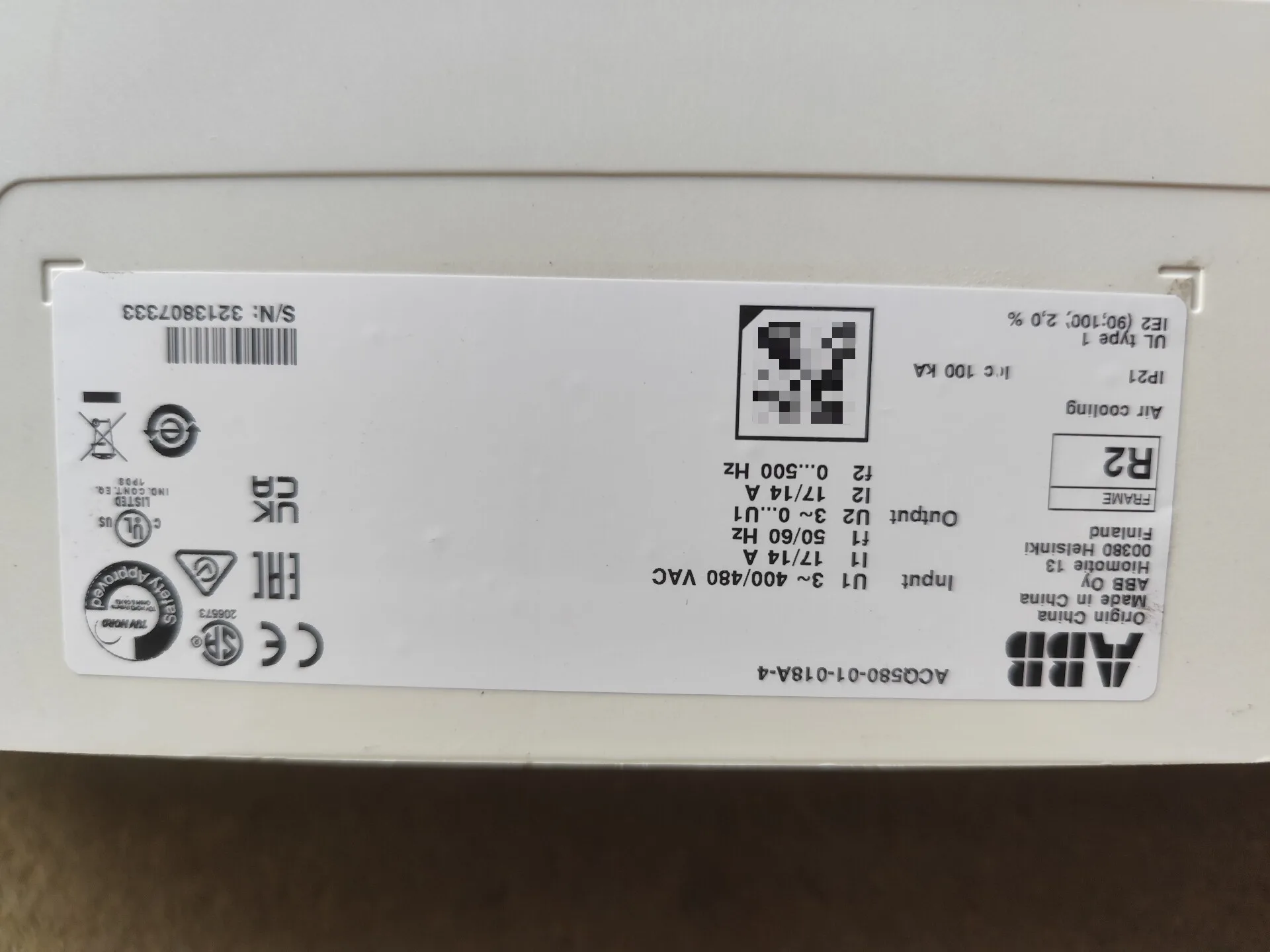 ABB ACQ580-01-018A-4 5