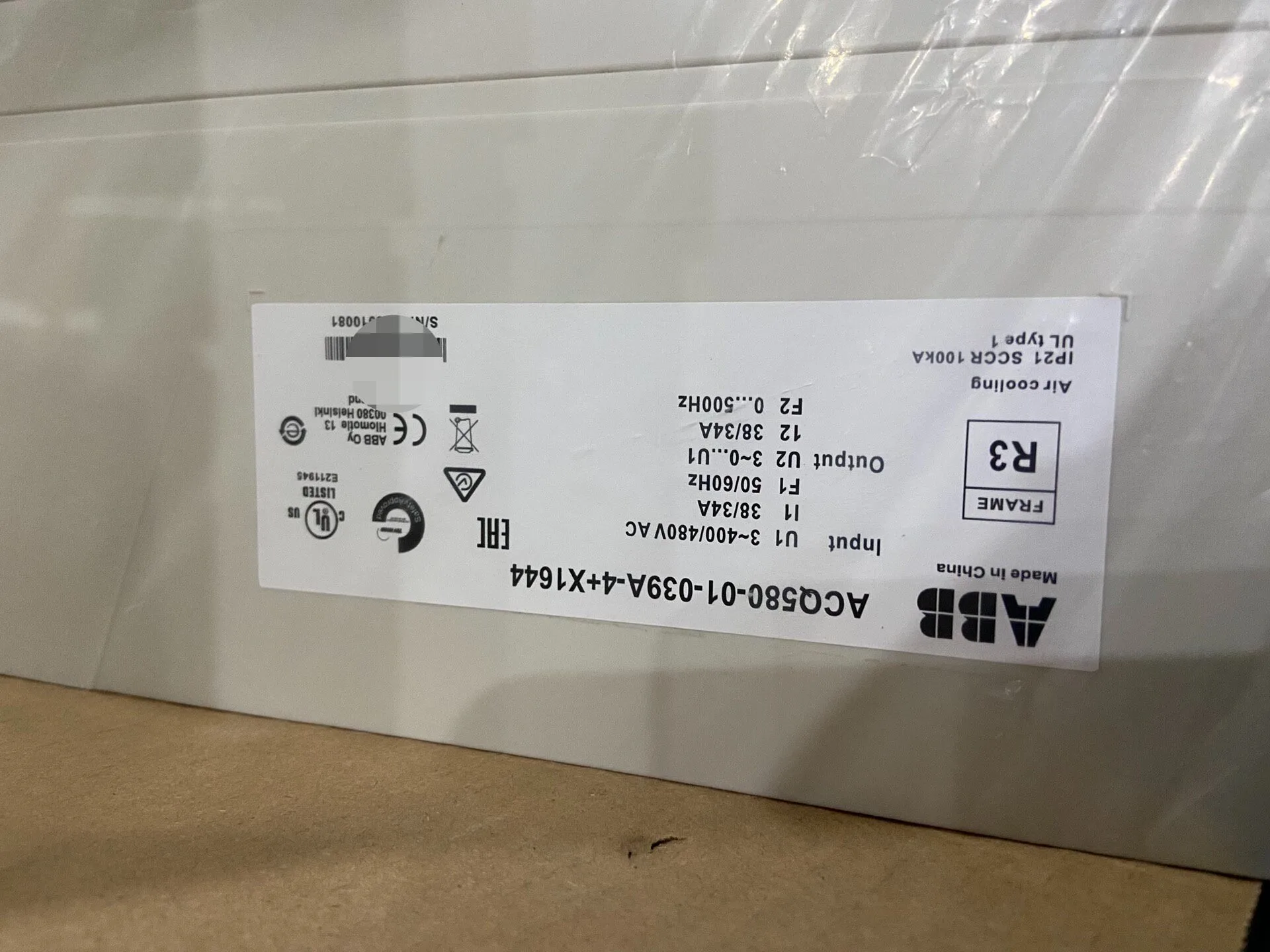 ABB ACQ580-01-039A-4 2