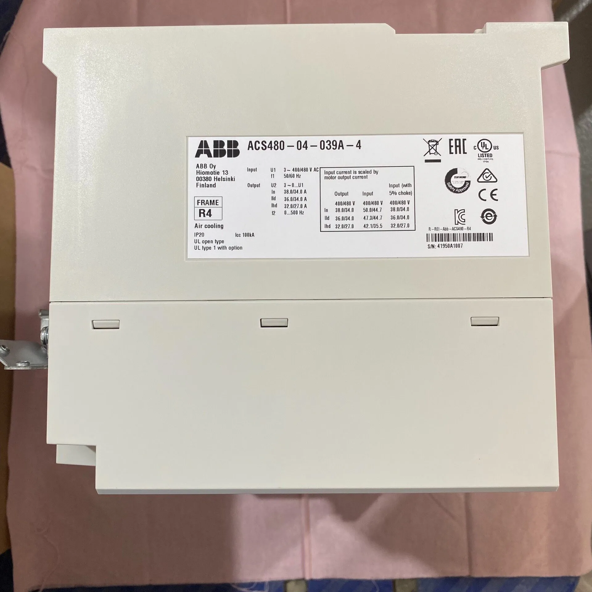 ABB ACS480-04-039A-4 4