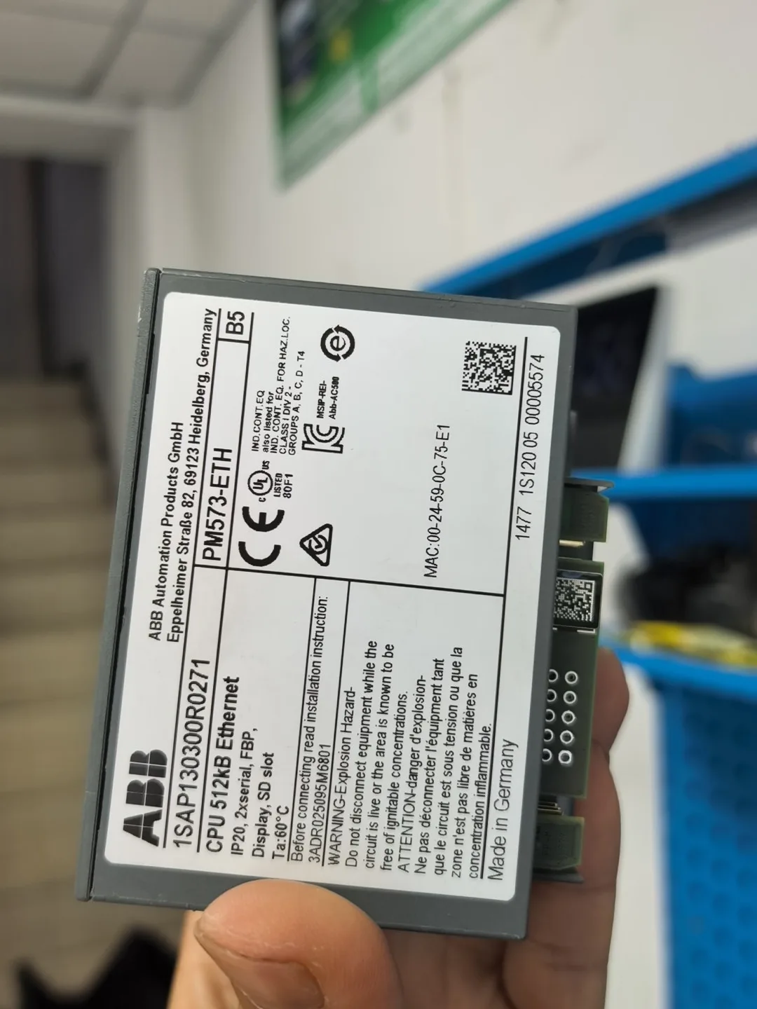 ABB PM573-ETH 1SAP130300R0271 2