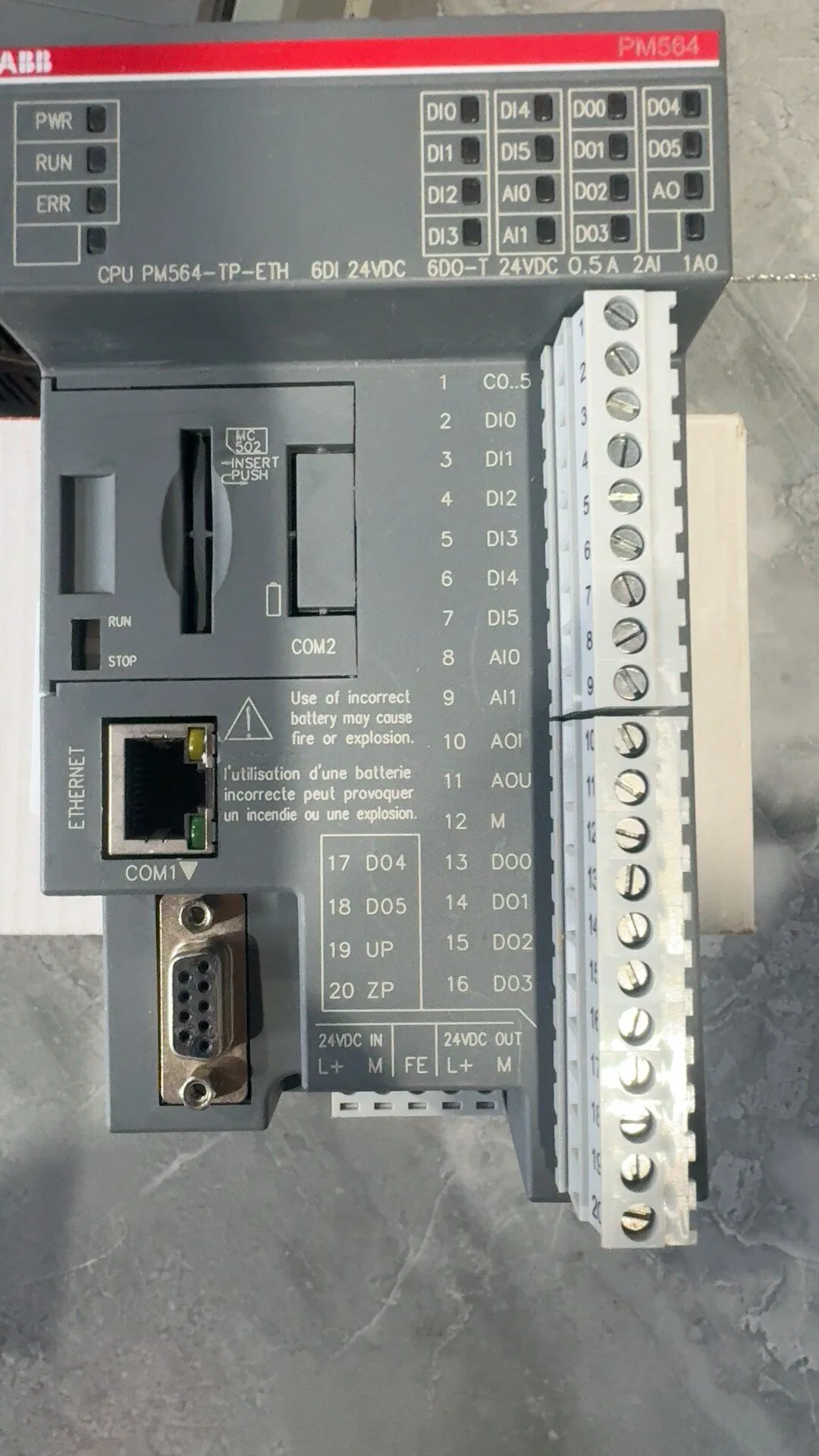 ABB PM564-TP-ETH 1SAP120900R0071 2