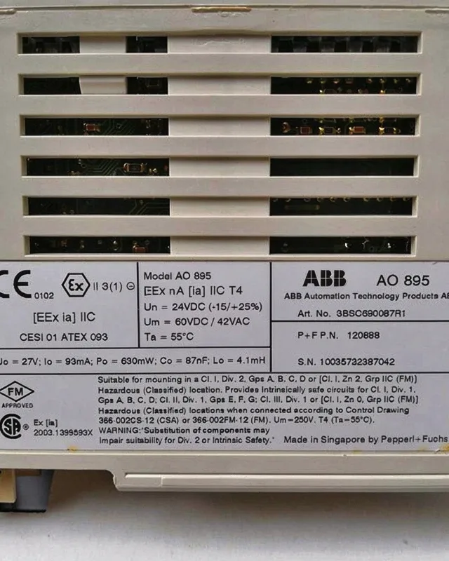 ABB AO895 3BSC690087R1 2