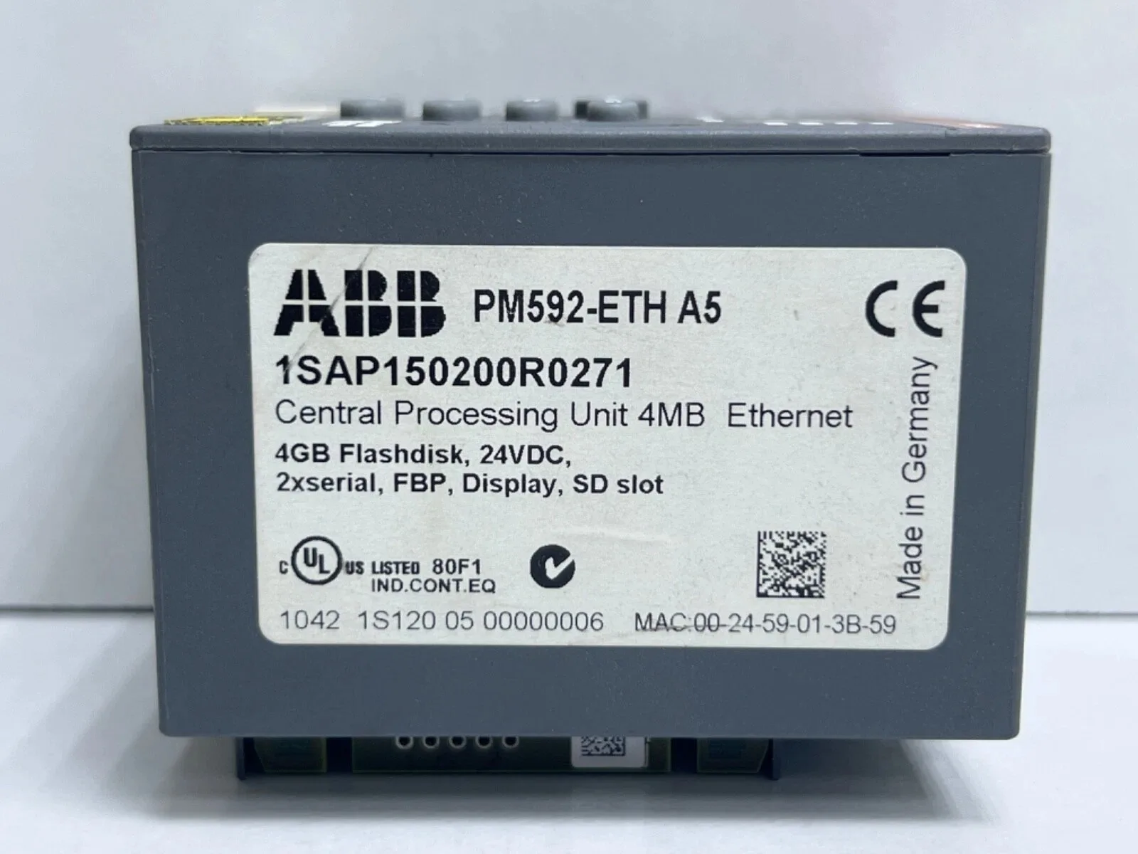ABB PM592-ETH 1SAP150200R0271 4
