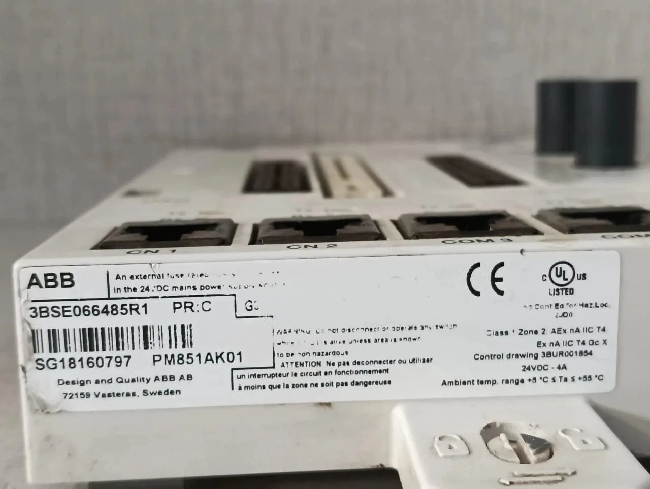 ABB PM851AK01 3BSE066485R1 4