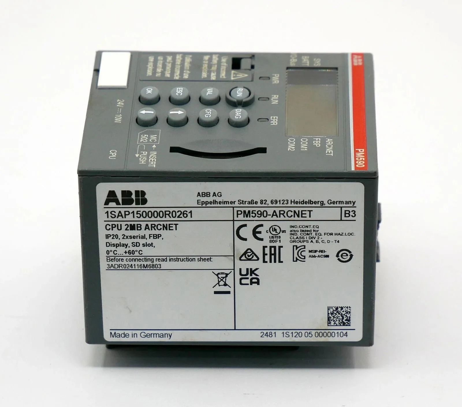 ABB PM590-ARCNET 1SAP150000R0160 7