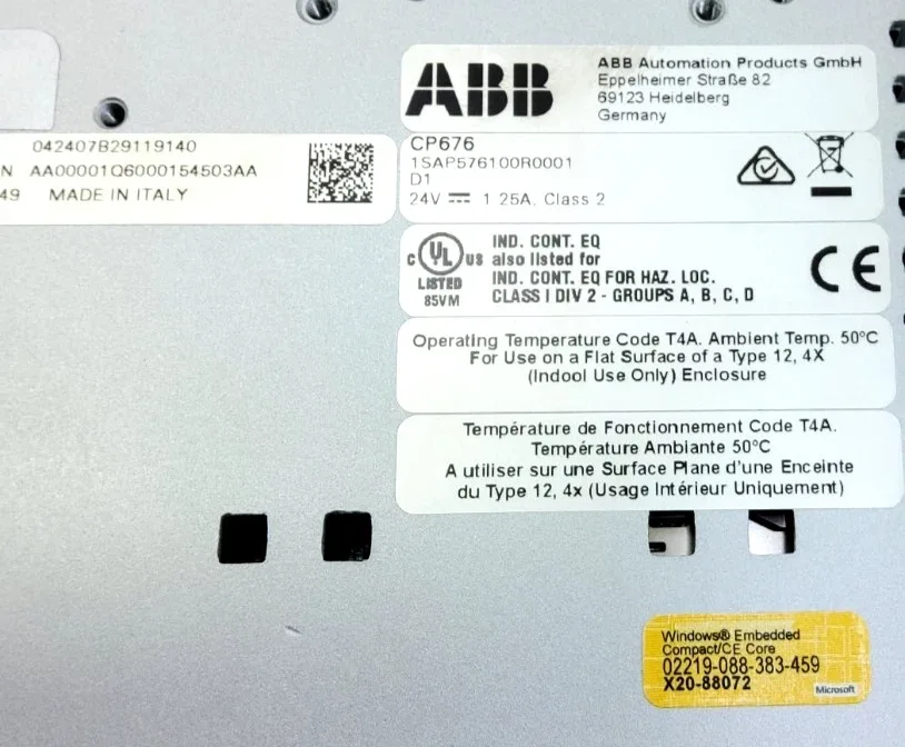 ABB CP676 1SAP576100R0001 3