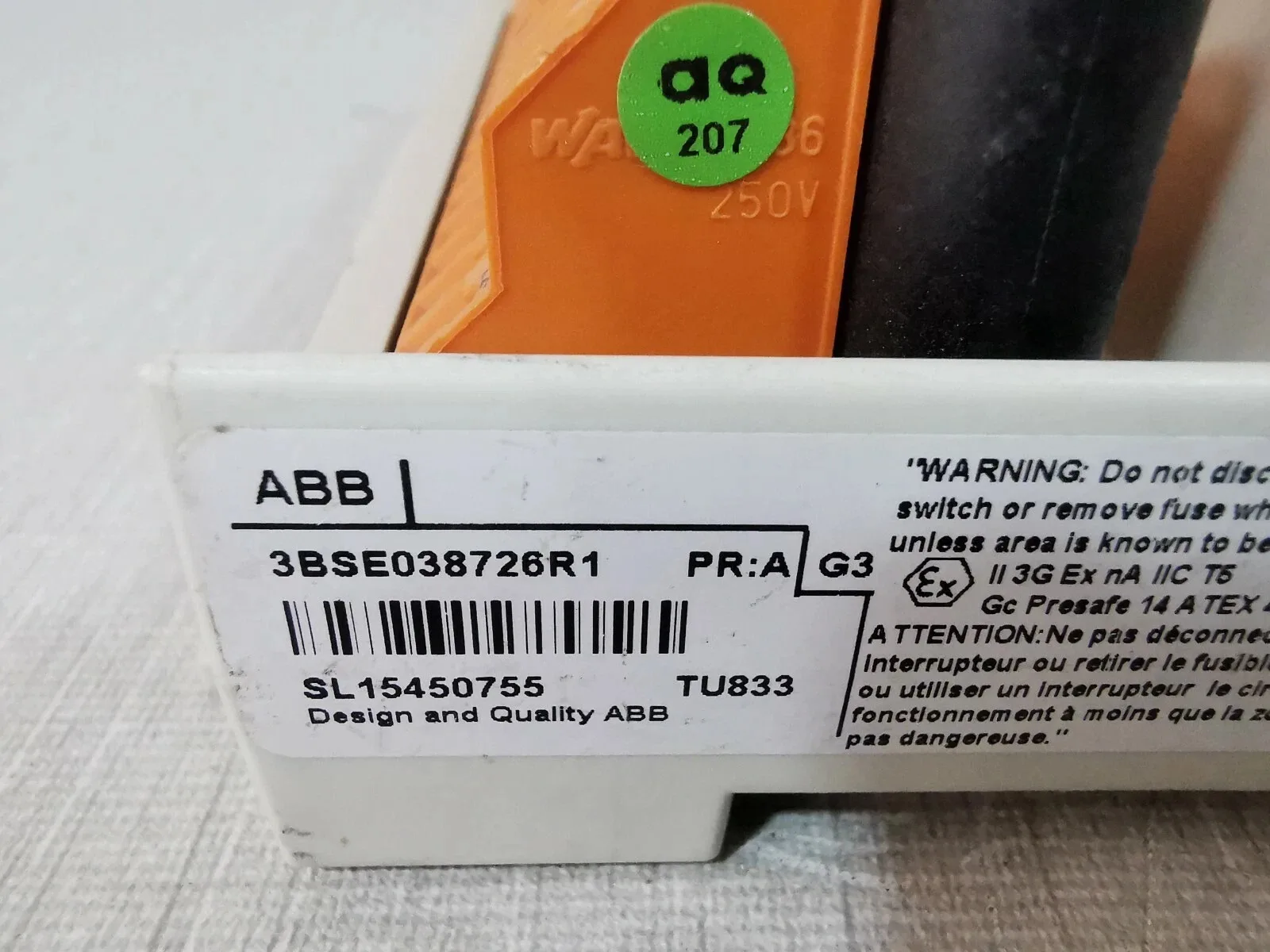 ABB TU833 3BSE038726R1 5