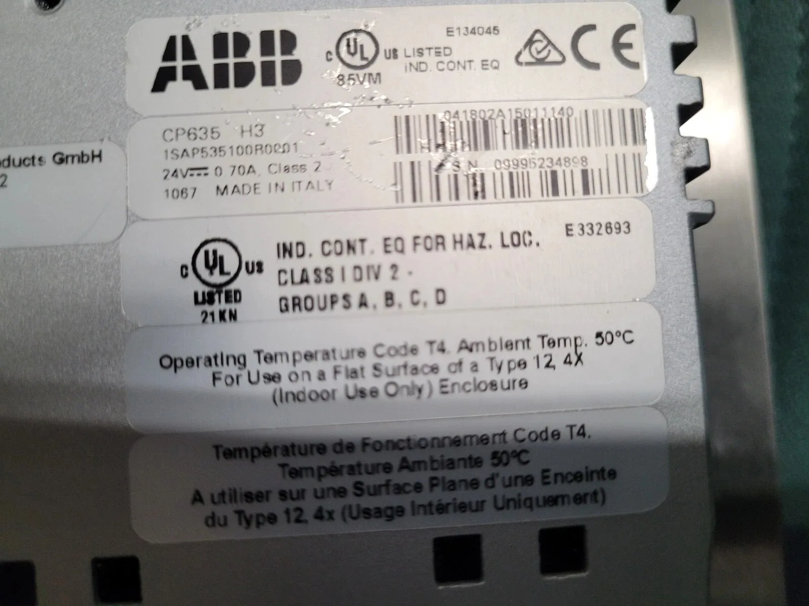 ABB CP635 1SAP535100R0001 6
