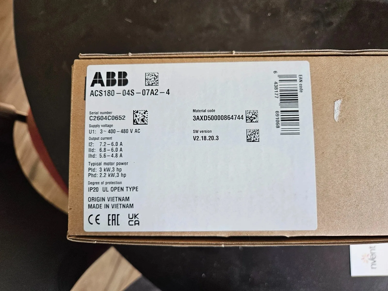 ABB ACS180-04S-07A2-4 2